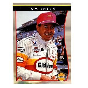 Indy Driver - Tom Sneva #59 - Career, 1992 Indy Car World Series Card #87 NM